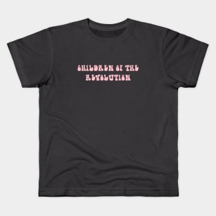 Children of the Revolution, pink Kids T-Shirt